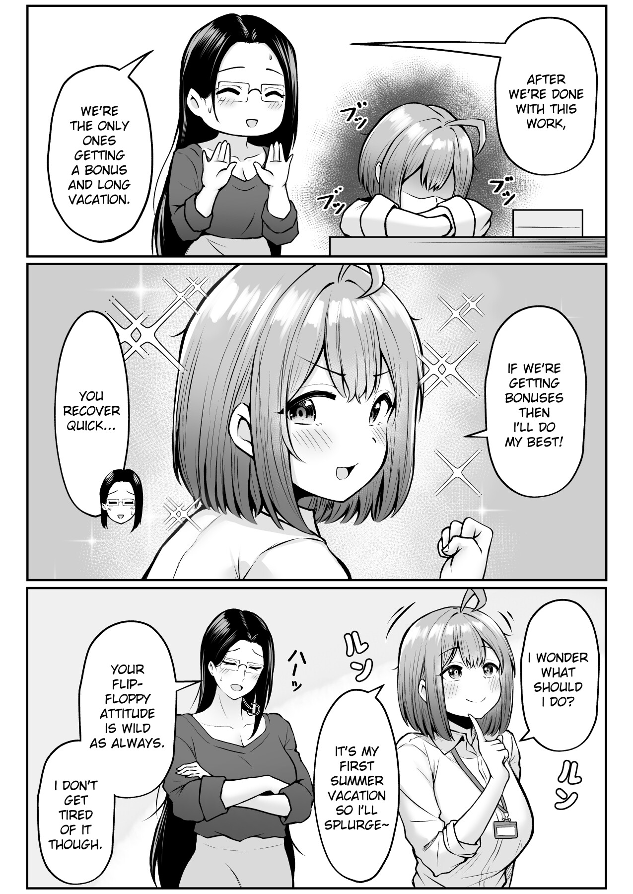 Hentai Manga Comic-My Assignment is in the Sexual Relief Department ~Summer Company Trip-Read-6